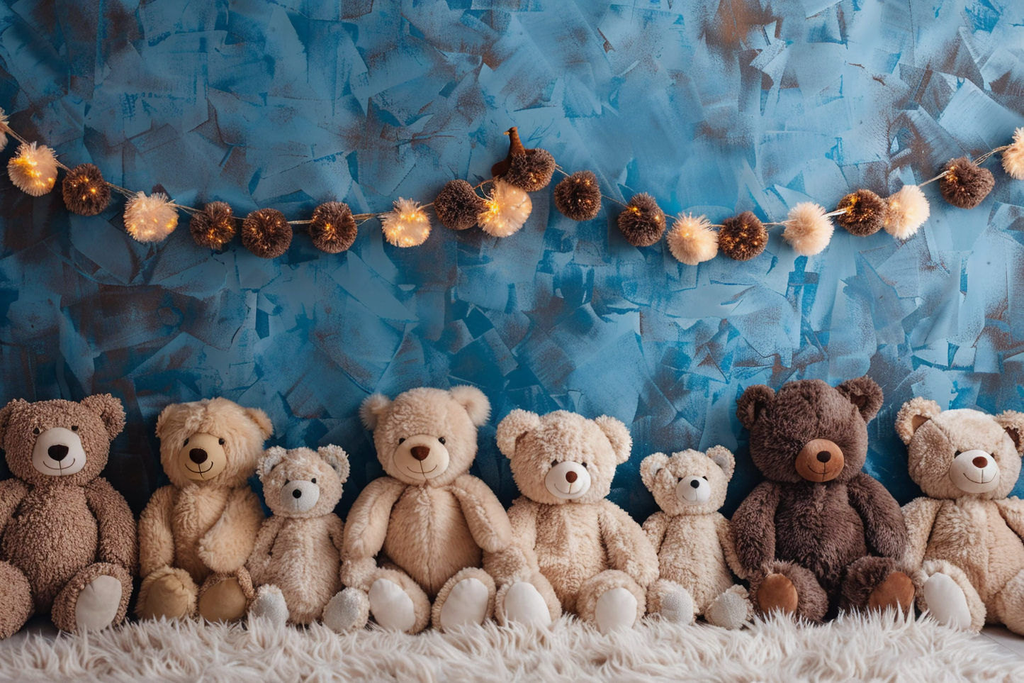 Beautifull Teddy Theme For Kids - Backdrop Imperia Printed Backdrop