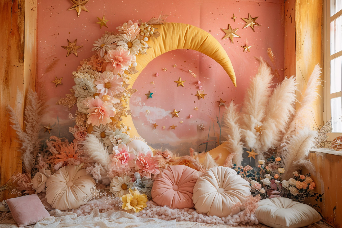 Beautifull Multicolour Theme For Kids - Backdrop Imperia Printed Backdrop