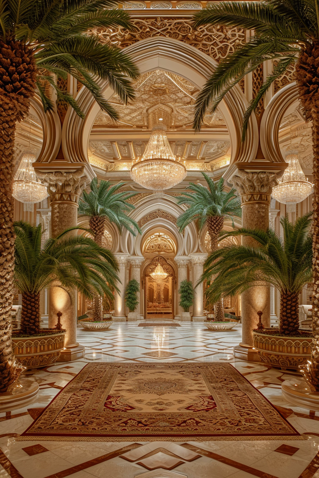 Green & Beige Luxury Theme For Model Shoot - Backdrop Imperia Printed Backdrop