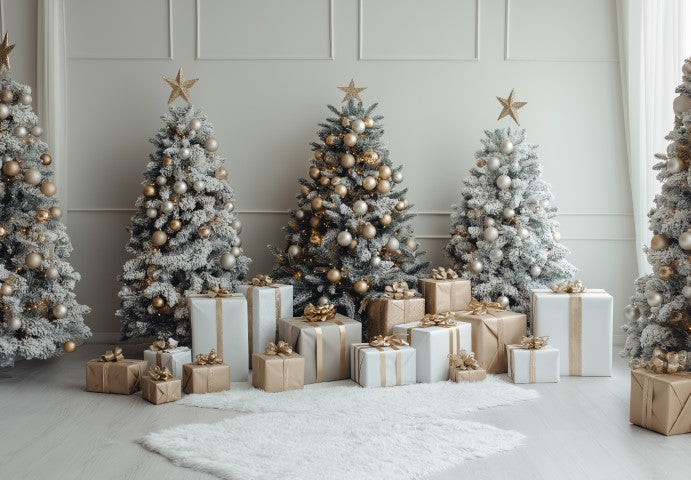 Christmas Tree Backdrop Theme - Backdrop Imperia Printed Backdrop