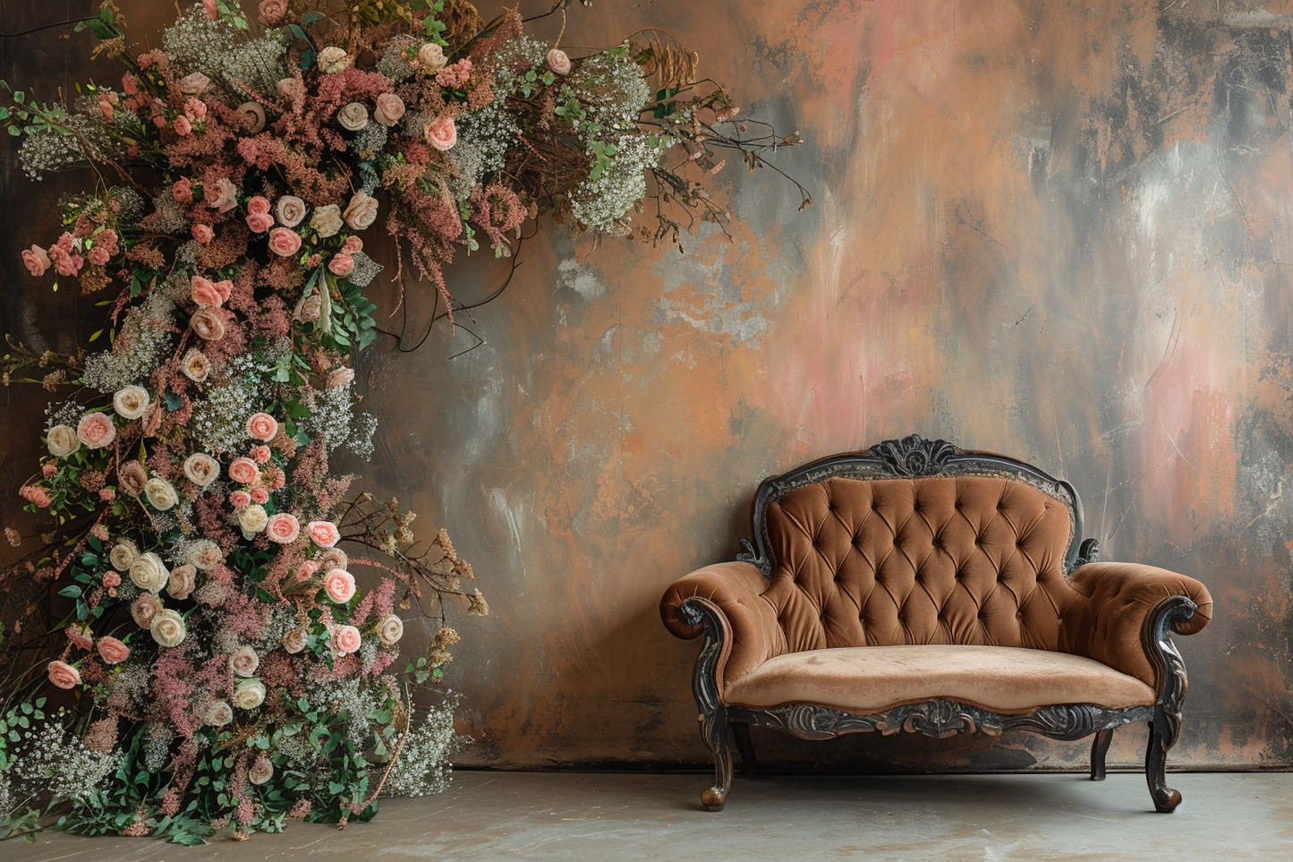 Classic Multicolour Vintage Theme 19 - Backdrop Imperia Printed Backdrop