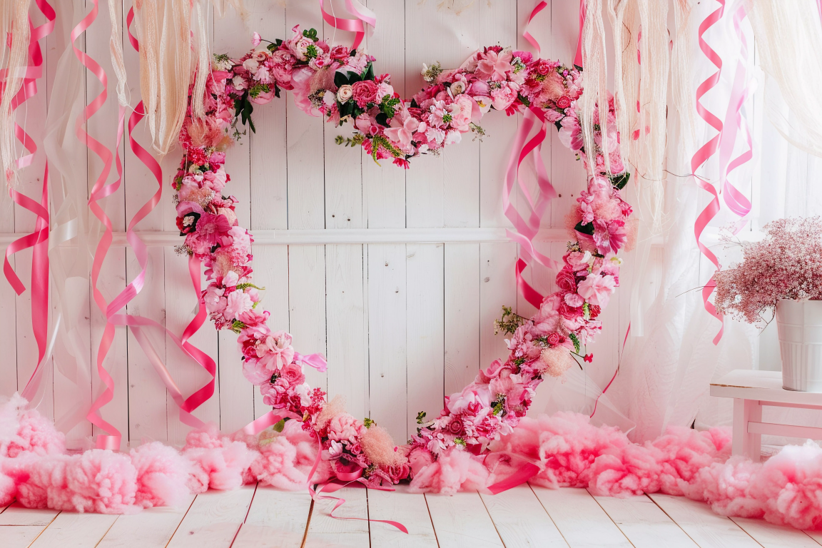 Beautifull Decorated Pink Kids Theme 30 - Backdrop Imperia Printed Backdrop