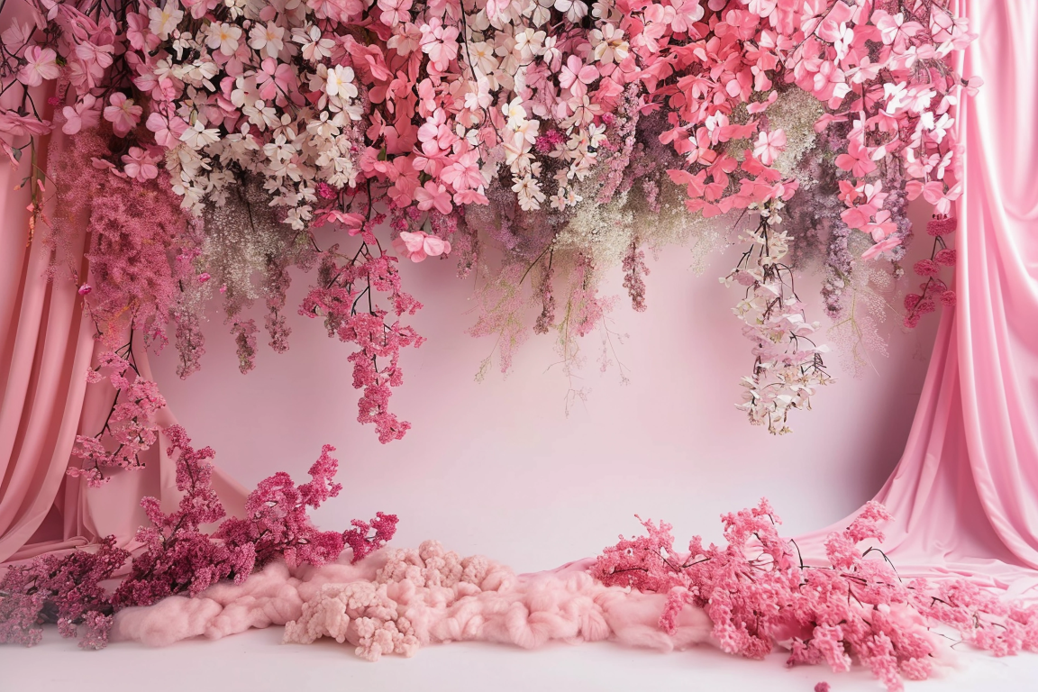Beautifull Decorated Pink Kids Theme 35 - Backdrop Imperia Printed Backdrop