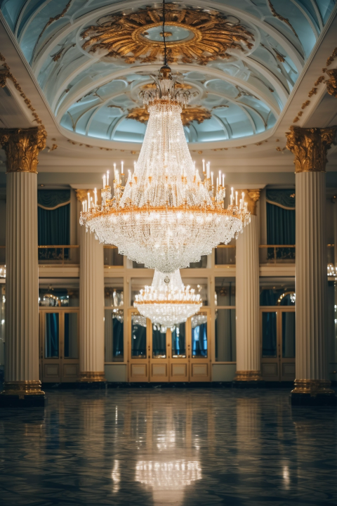 Beautifull chandelier Theme For Model Shoot - Backdrop Imperia Printed Backdrop