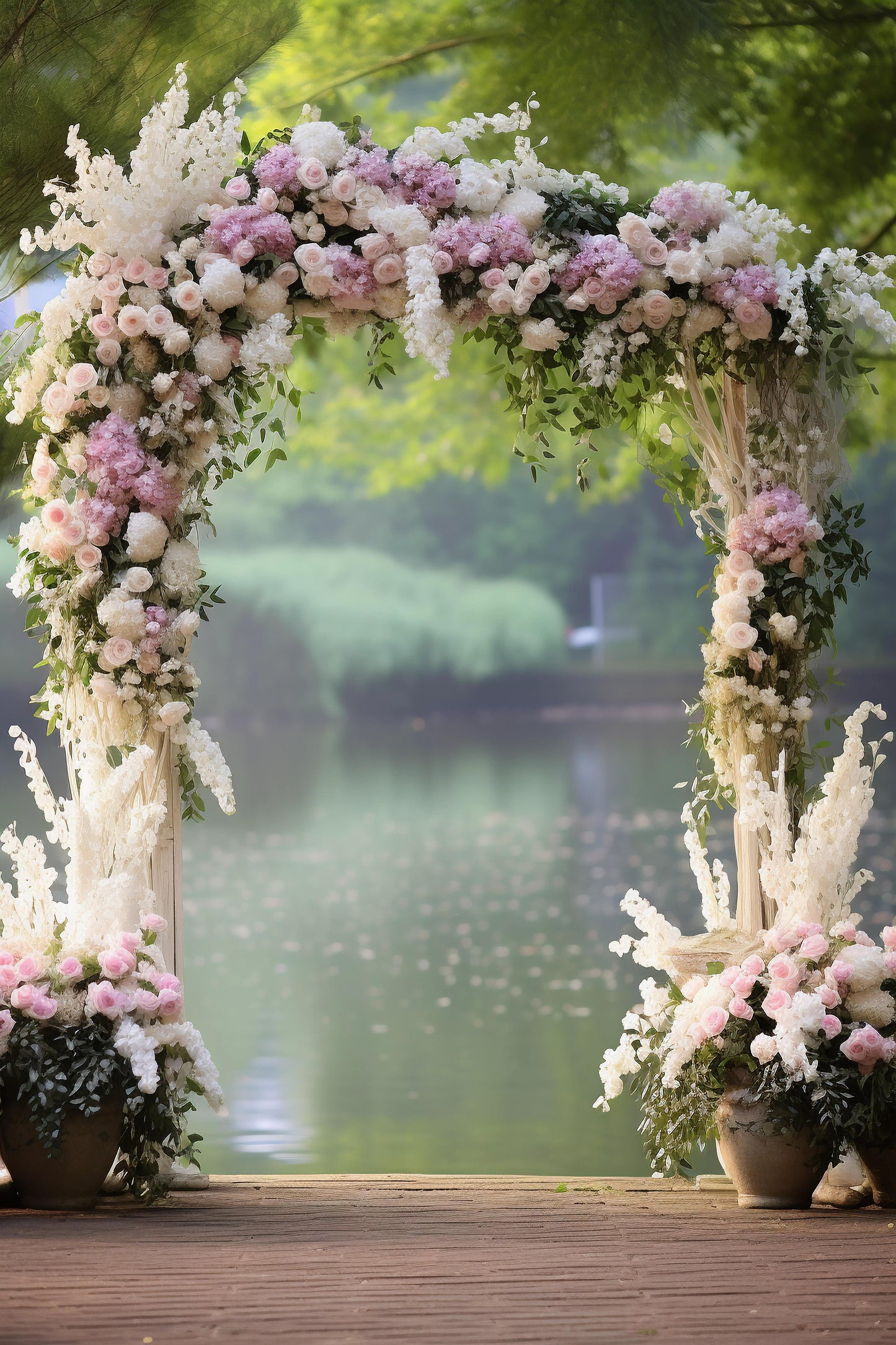 Multicolour Floral Backdrop For Maternity Shoot - Backdrop Imperia Printed Backdrop