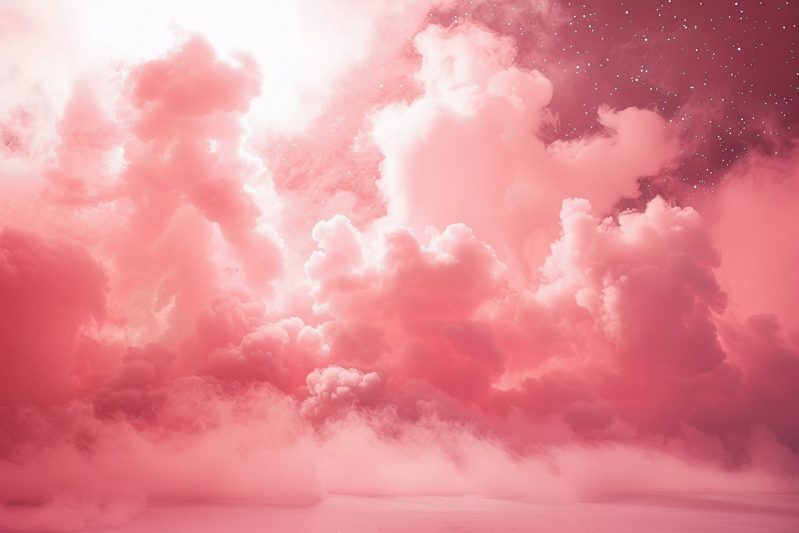 Beautifull Pink Cloud Kids Theme 11 - Backdrop Imperia Printed Backdrop