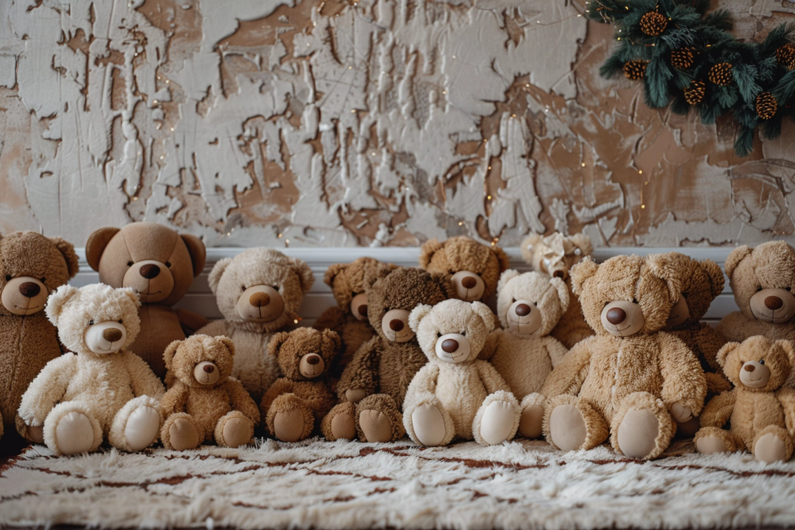 Cute Teddy Kids Boho Theme 7 - Backdrop Imperia Printed Backdrop