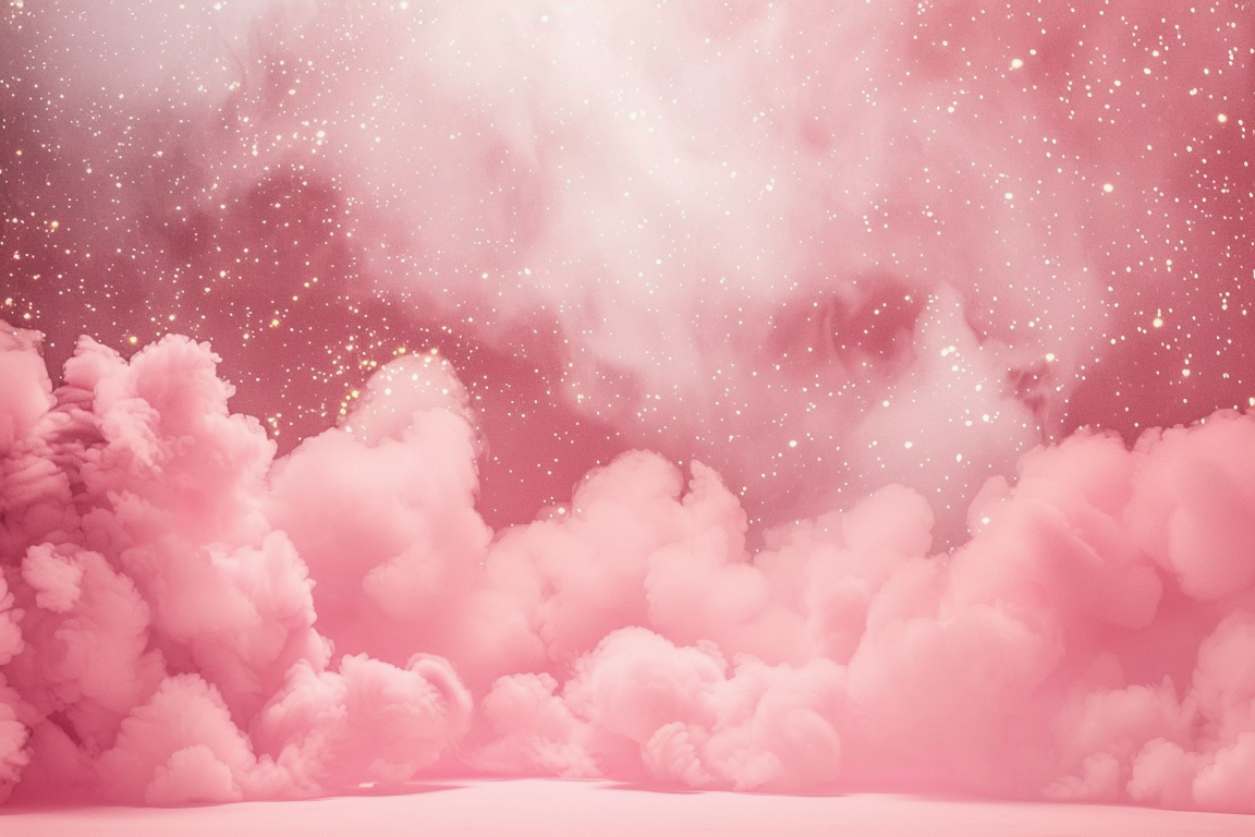 Beautifull Pink Cloud Kids Theme 15 - Backdrop Imperia Printed Backdrop