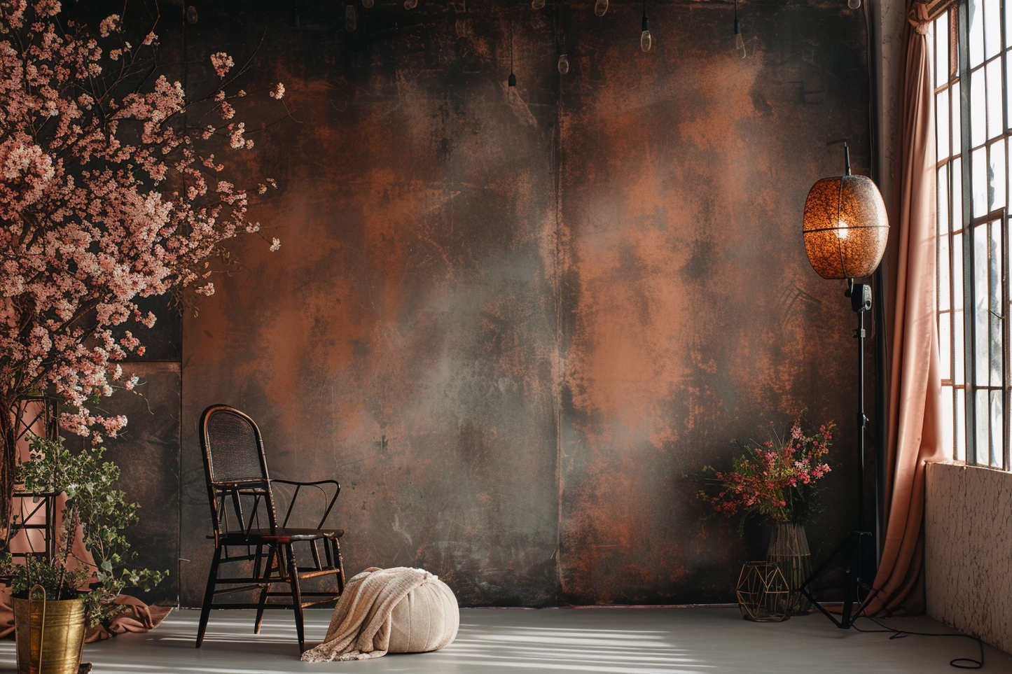 Classic Brown Vintage Theme 41 - Backdrop Imperia Printed Backdrop
