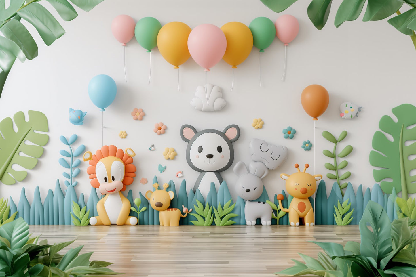 Colourfull Toys & Balloon Theme For KIds - Backdrop Imperia Printed Backdrop