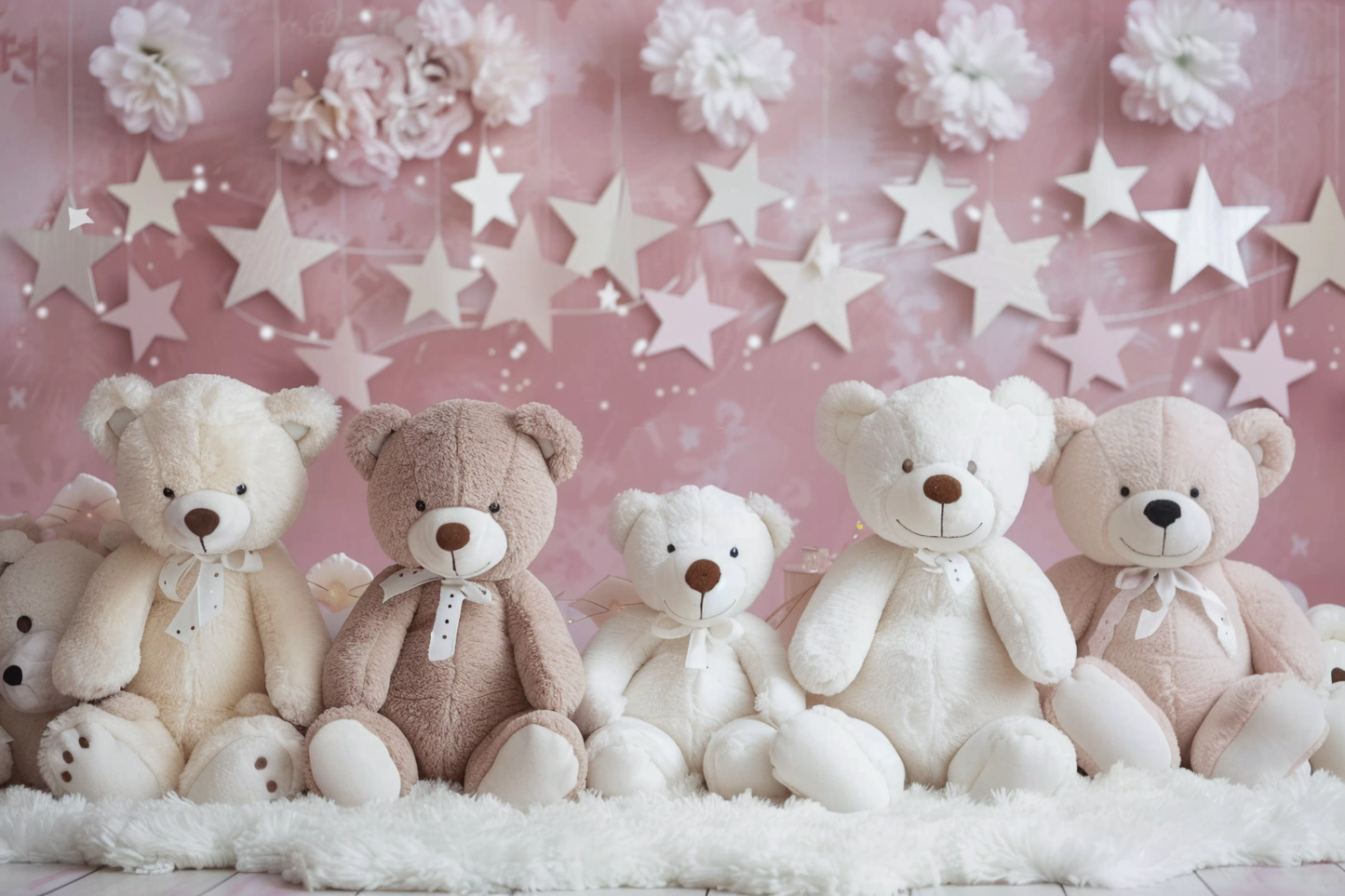 Cute Teddy Toys Theme 1 - Backdrop Imperia Printed Backdrop