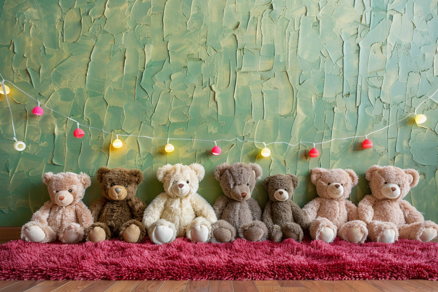 Cute Teddy Toys Theme 3 - Backdrop Imperia Printed Backdrop
