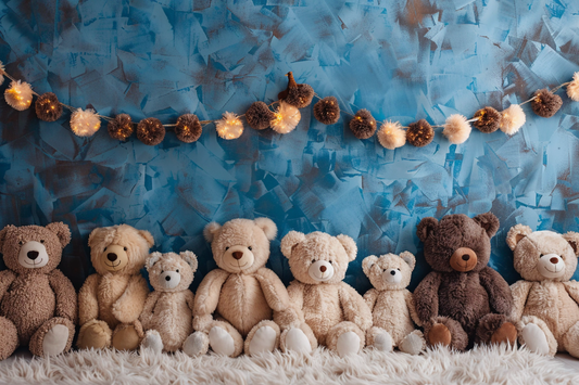 Beautifull Teddy Theme For Kids -  Backdrop Imperia Printed Backdrop