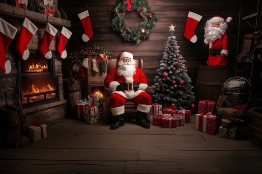 Christmas Santa Theme - Backdrop Imperia Printed Backdrop