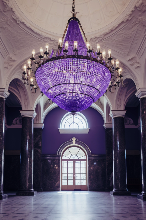 Lavender chandelier Theme For Model Shoot - Backdrop Imperia Printed Backdrop