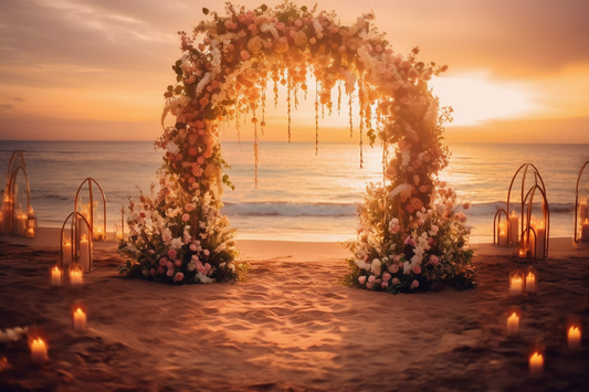 Beautiful Sunset Boho Theme 14 - Backdrop Imperia Printed Backdrop