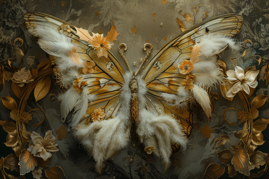 Multicolour Butterfly Wings Theme 1 - Backdrop Imperia Printed Backdrop