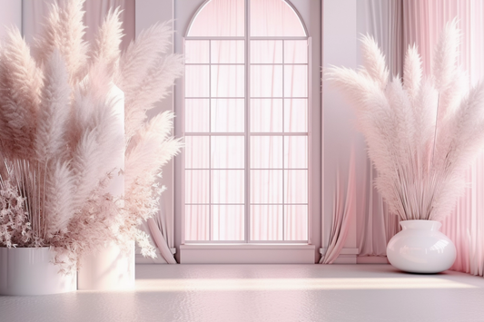 Beautiful Pink Boho Theme 18 - Backdrop Imperia Printed Backdrop