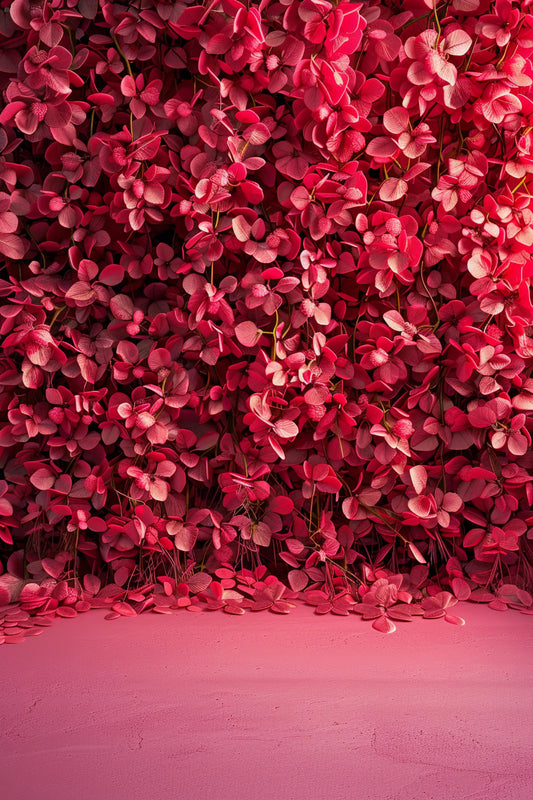Pink Floral Backdrop For Maternity Shoot - Backdrop Imperia Printed Backdrop