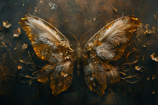 Dark Butterfly Wings Theme 2 - Backdrop Imperia Printed Backdrop