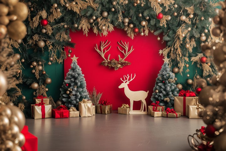 Xmas Tree Decoration - Backdrop Imperia printed backdrop