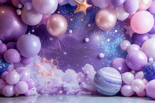 Multicolour Kids Balloon Theme 21 - Backdrop Imperia Printed Backdrop