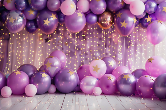 Multicolour Kids Balloon Theme 24 - Backdrop Imperia Printed Backdrop