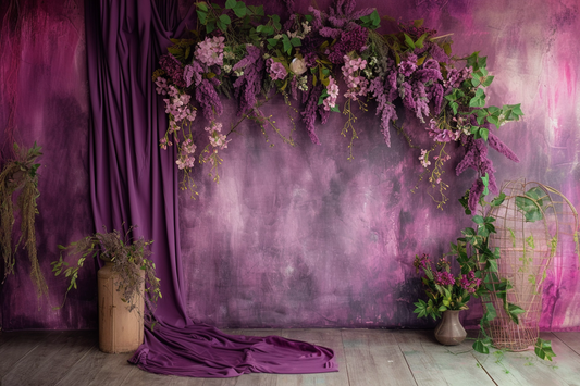 Classic Pink Vintage Theme 35 - Backdrop Imperia Printed Backdrop