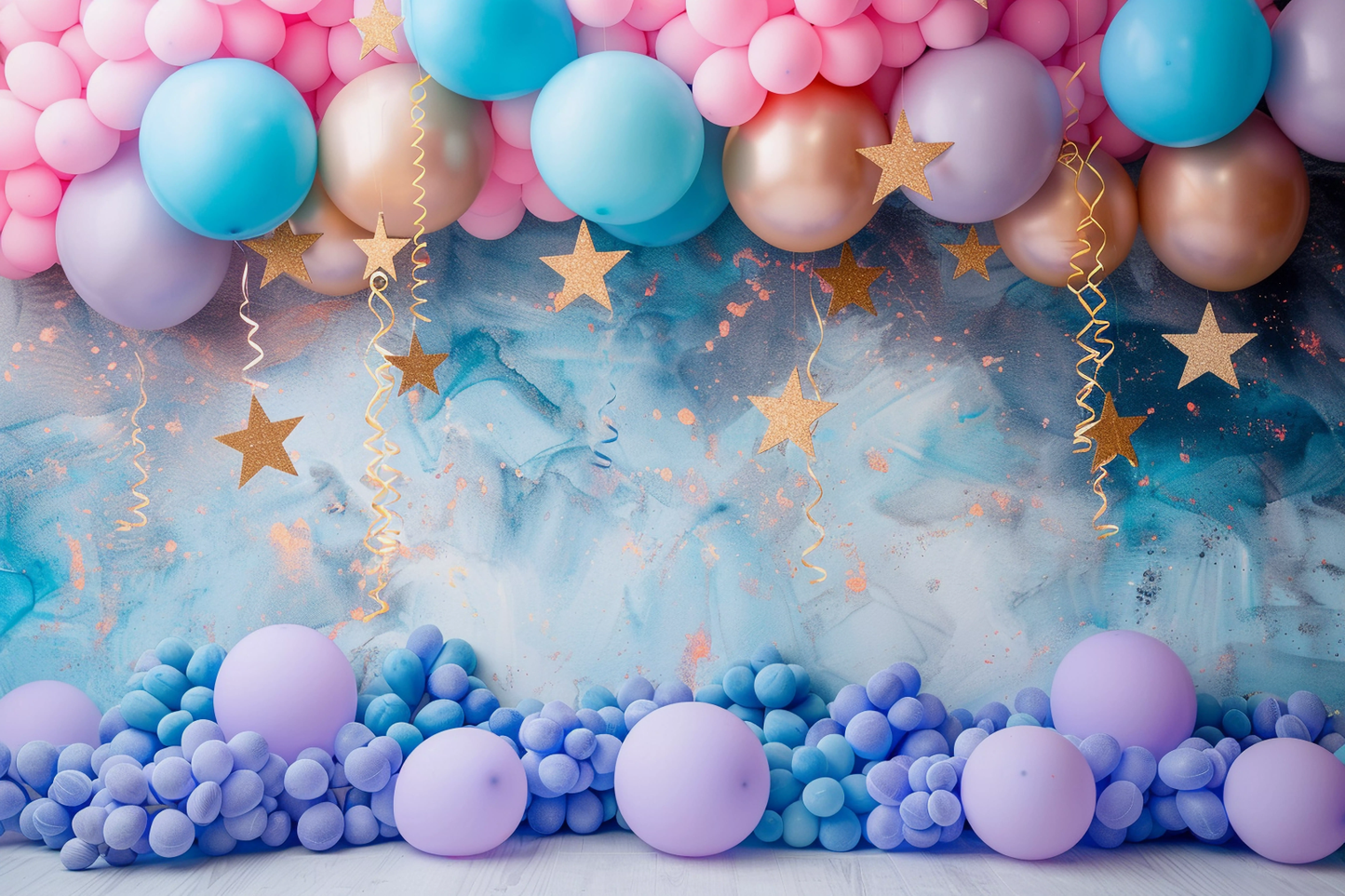 Multicolour Kids Balloon Theme 40 - Backdrop Imperia Printed Backdrop