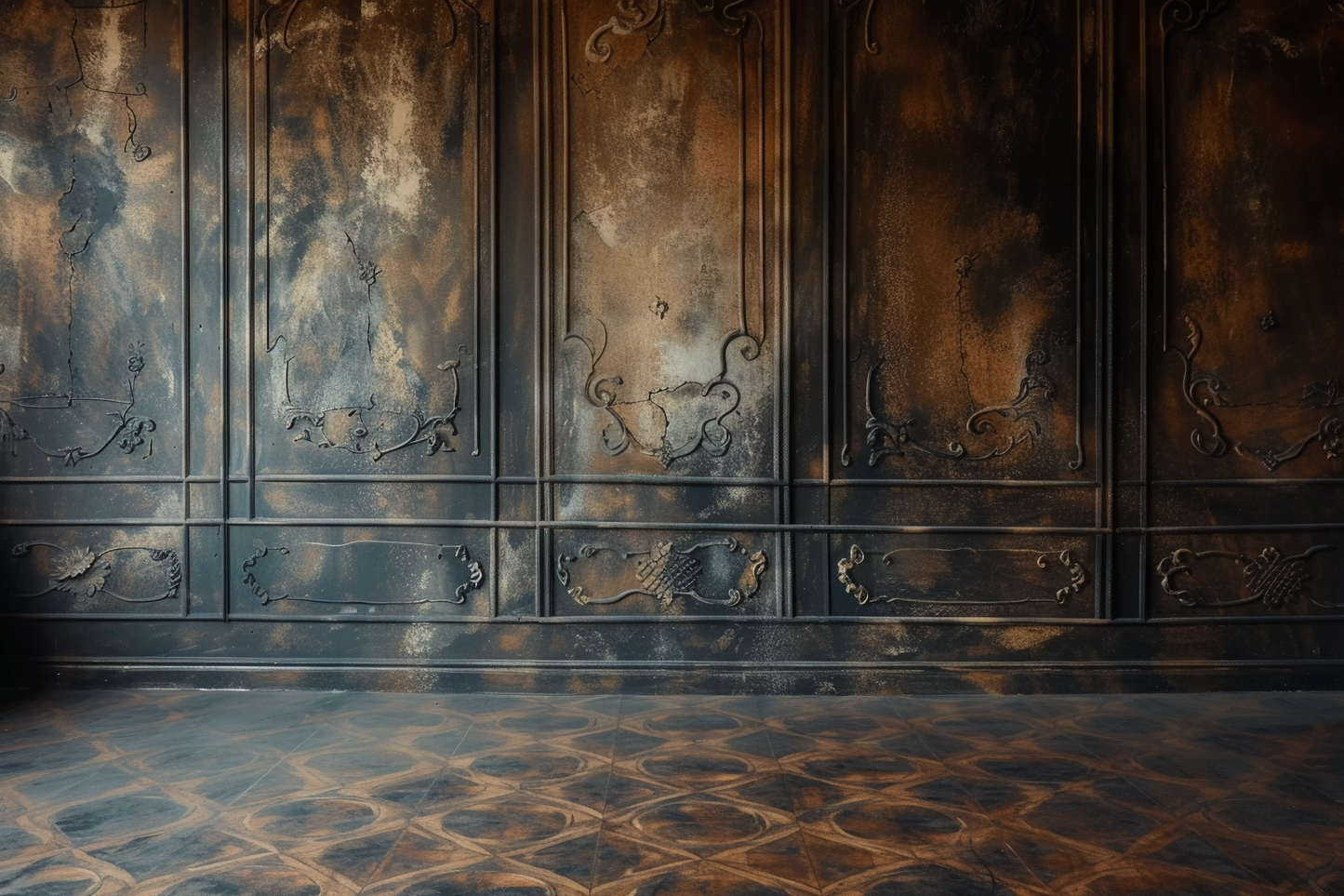 Classic Brown Vintage Theme 43 - Backdrop Imperia Printed Backdrop