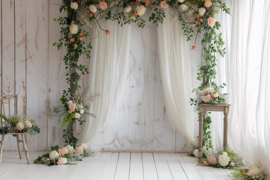 Classic White Vintage Theme 51 - Backdrop Imperia Printed Backdrop