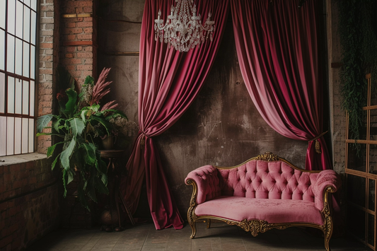 Classic Brown Vintage Theme 53 - Backdrop Imperia Printed Backdrop