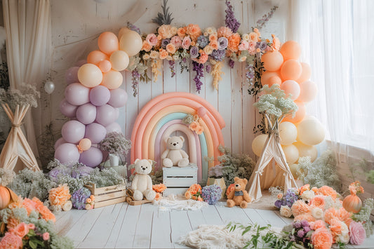 Kids Colourfull Baloon Theme 2 - Backdrop Imperia Printed Backdrop