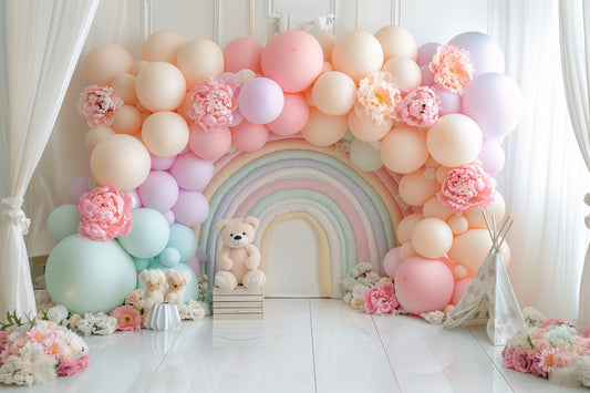 Kids Colourfull Baloon Theme 4 - Backdrop Imperia Printed Backdrop
