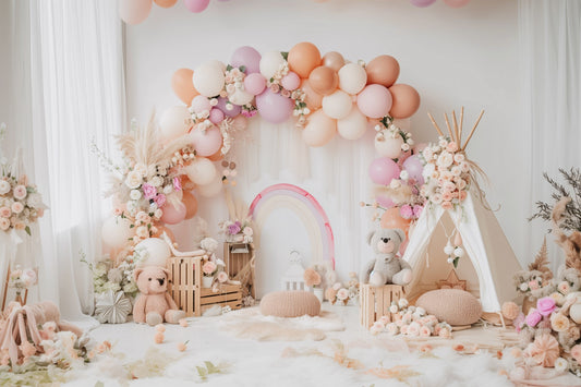 Kids Colourfull Baloon Theme 5 - Backdrop Imperia Printed Backdrop