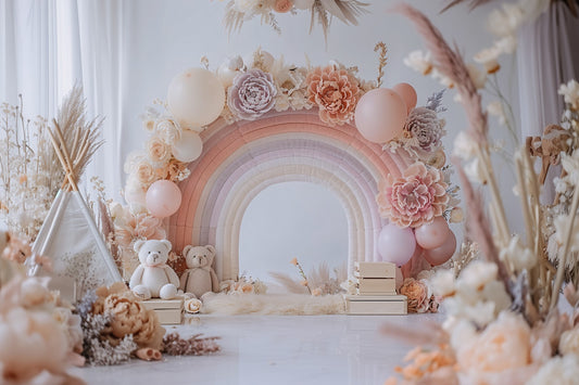 Kids Colourfull Baloon Theme 6 - Backdrop Imperia Printed Backdrop