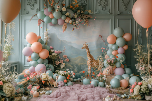 Kids Colourfull Baloon Theme 8 - Backdrop Imperia Printed Backdrop