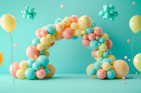 Kids Colourfull Baloon Theme 15 - Backdrop Imperia Printed Backdrop