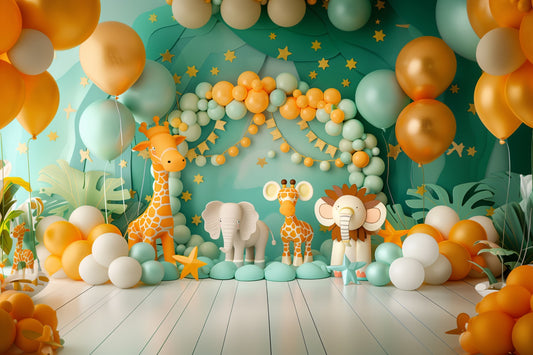 Kids Colourfull Baloon Theme 25 - Backdrop Imperia Printed Backdrop