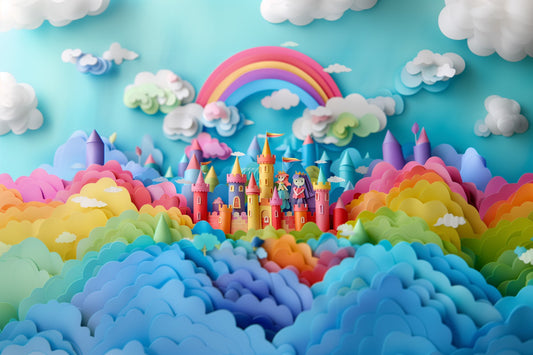 Multicolour Theme For Kids - Backdrop Imperia Printed Backdrop