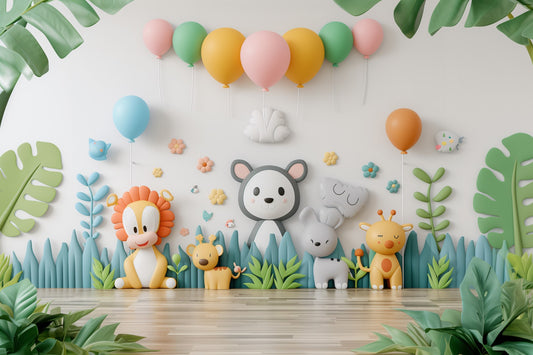 Colourfull Toys & Balloon Theme For KIds - Backdrop Imperia Printed Backdrop