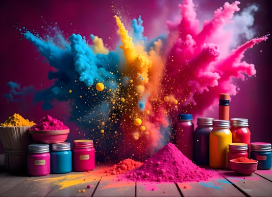 Holi special multicolour backdrops theme 1 - Backdrop Imperia Printed Backdrop