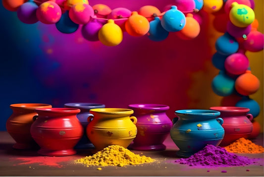 Holi special multicolour backdrop theme 3 - Backdrop Imperia Printed Backdrop